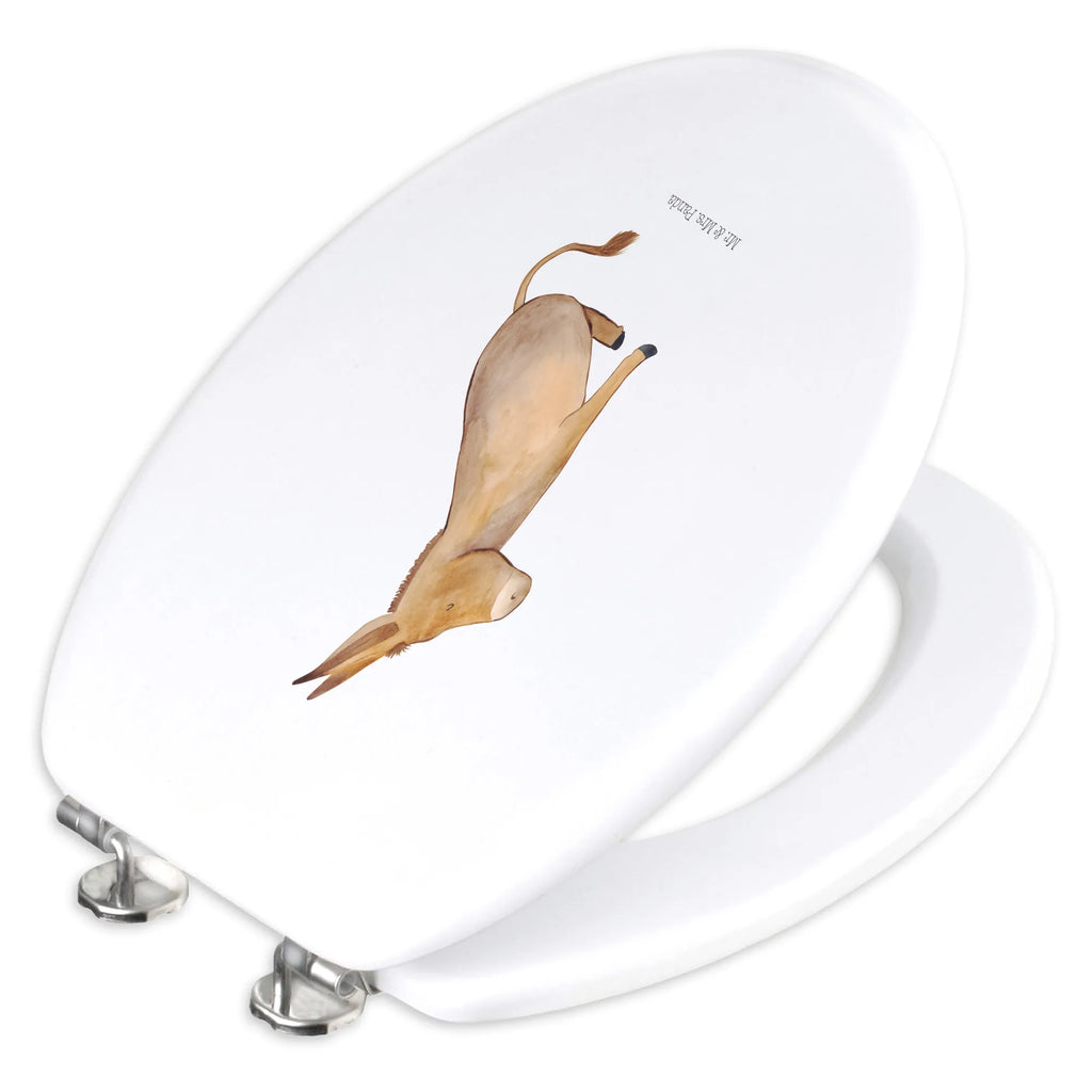 Motiv WC Sitz Esel Klobrille, WC-Sitz, Toilette, Toilettendeckel, Klodeckel, Tiermotive, Gute Laune, lustige Sprüche, Tiere, Esel, Lebensziel, Weisheit, Mut, Lebensmut, Lebensglück, positive gedanken, tapferkeit, zuversicht, erfolg, Ziel