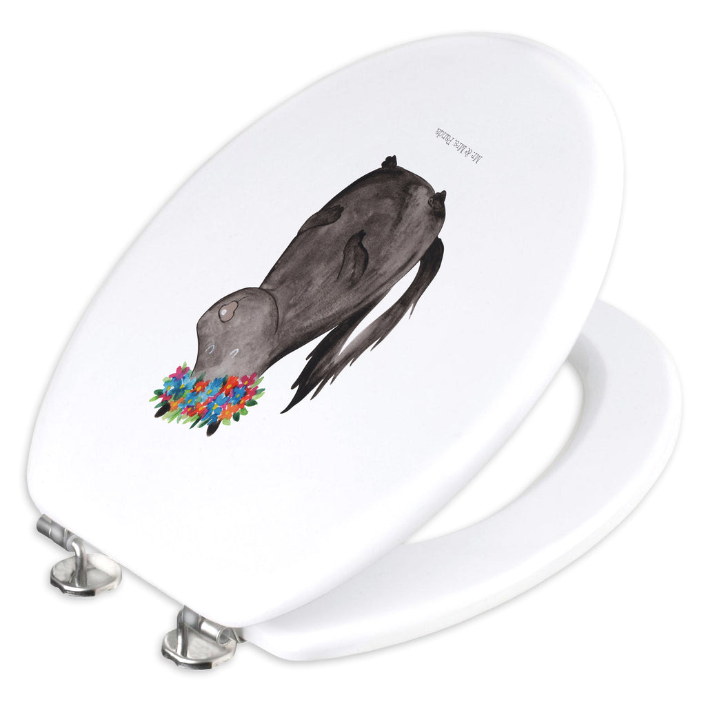 Motif toilet seat skunk Girl toilet seat, toilet cover, toilet, toilet lid, wood, Skunk, Stinky, Namaste, Predator, Stinker, Laugh, Love, Wild animal, Yoga, Live