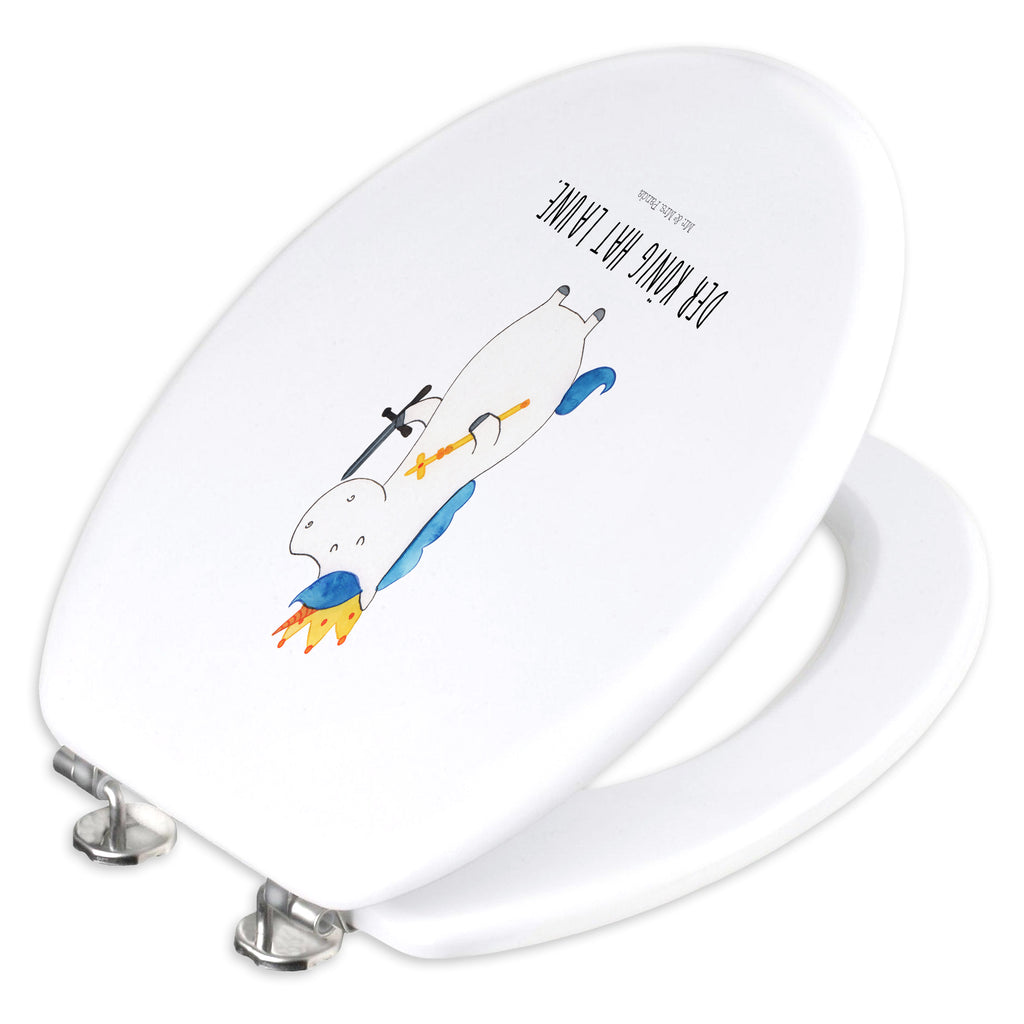 Motif toilet seat unicorn king with sword Klobrille, WC-Sitz, Toilettendeckel, Klodeckel, Toilette, Einhorn, Einhörner, Einhorn Deko, Unicorn, König, Ritter, Mittelalter