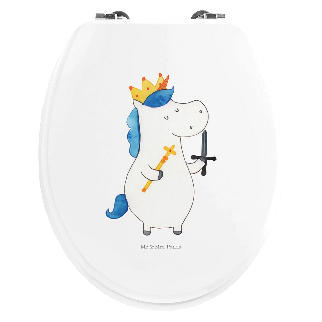 Motif toilet seat unicorn king with sword Klobrille, WC-Sitz, Toilettendeckel, Klodeckel, Toilette, Einhorn, Einhörner, Einhorn Deko, Unicorn, König, Ritter, Mittelalter