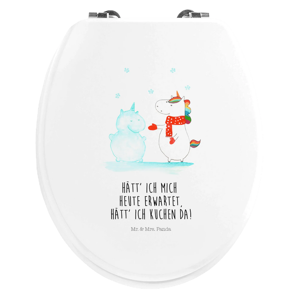 Motif toilet seat unicorn snowman toilet cover, wood, toilet seat, toilet, toilet lid, unicorn, unicorns, winter gift, Gloves, Cap, Christmas Motif, Unicorn, Winter, present, Snow, Cold, X-Mas, Cake, Christmas, Snowman