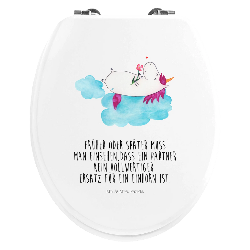 Motif toilet seat unicorn In love Klobrille, Toilette, Klodeckel, Toilettendeckel, WC-Sitz, Einhorn, Einhörner, Einhorn Deko, Unicorn, Freundin, Wolke, verliebt, Liebesbeweis, Liebe