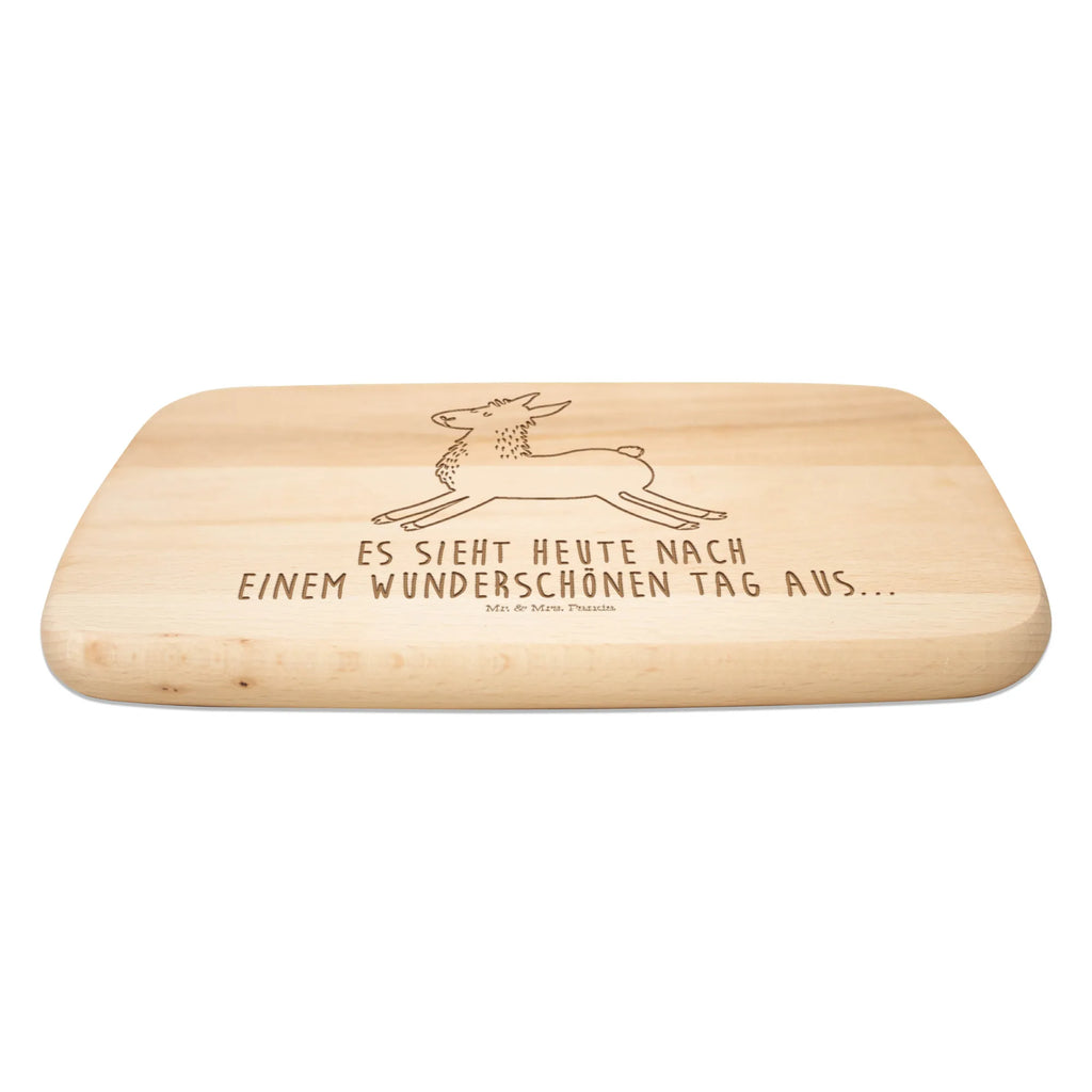 Serving board lama Jump breakfast board, cutting board, Board, Llama, llama, alpaca, trendy animal, girlfriend, luck, new start, heartache, Lama, exam, happy day, start, good morning, favourite day, llamas, graduation, happy