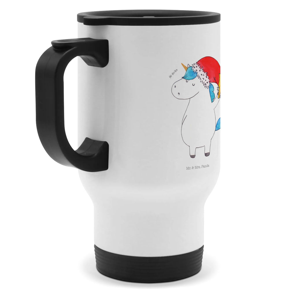 Insulated mug unicorn Santa Claus Coffee mug, travel coffee mug, travel mug, To Go mug, Thermo mug, Insulated mug, Thermo cup, unicorn, unicorns, christmas, wish list, chocolate, Gin, santa claus, christmas present, gift, santa, fairy dust