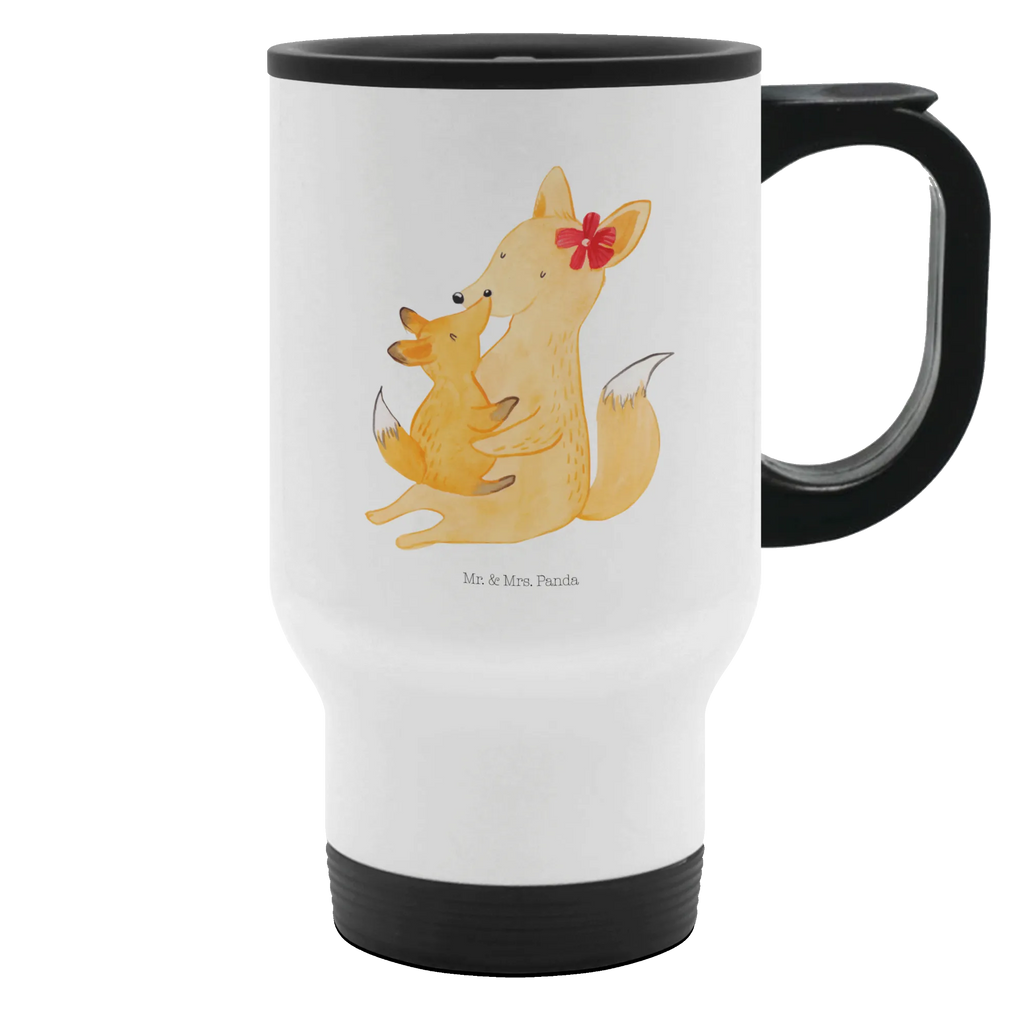 Insulated mug Fox mummy travel mug, travel coffee mug, Thermo mug, Coffee mug, Insulated mug, Thermo cup, To Go mug, Family, Father's Day, Mother's Day, brother, sister, Mom, Dad, mother, daughter, best daughter, mom, favourite daughter, present