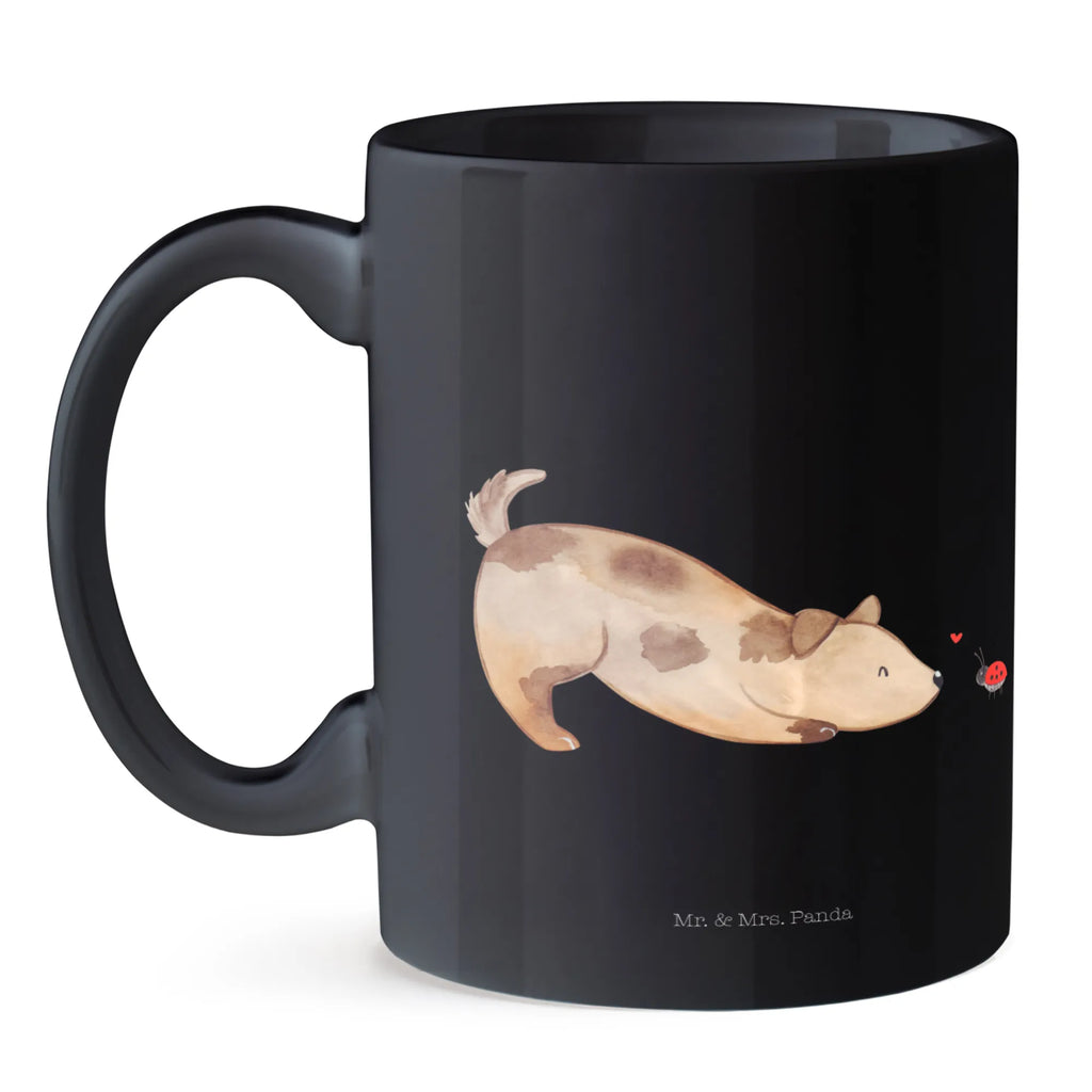 Tasse Hund Marienkäfer Kaffeetasse, Keramiktasse, Tasse, Teetasse, Tasse mit Zitaten, Tasse mit Motiven, Porzellantasse, Bürotasse, Geschenktasse, Hund, Hundemotiv, Haustier, Hunderasse, Tierliebhaber, Hundebesitzer, Sprüche, Hunde, Mischlinghund, Hundespruch, Marienkäfer, Mischling