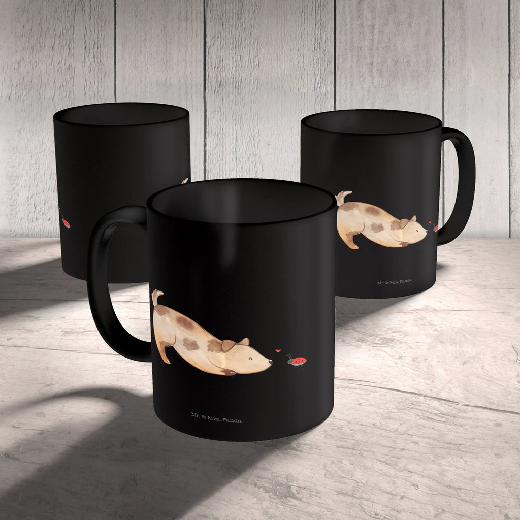 Tasse Hund Marienkäfer Kaffeetasse, Keramiktasse, Tasse, Teetasse, Tasse mit Zitaten, Tasse mit Motiven, Porzellantasse, Bürotasse, Geschenktasse, Hund, Hundemotiv, Haustier, Hunderasse, Tierliebhaber, Hundebesitzer, Sprüche, Hunde, Mischlinghund, Hundespruch, Marienkäfer, Mischling