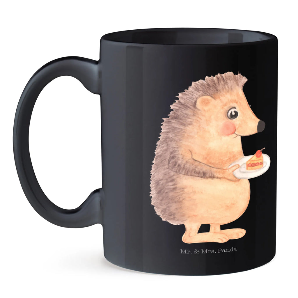 Tasse Igel Kuchenstück Kaffeetasse, Geschenktasse, Teetasse, Keramiktasse, Tasse mit Zitaten, Tasse, Porzellantasse, Tasse mit Motiven, Bürotasse, Tiermotive, Gute Laune, lustige Sprüche, Tiere, Backen Geschenk, Essen Spruch, Kuchen, Geburtstagskuchen, Igel, Torte, Einladung Party, Kuchen backen