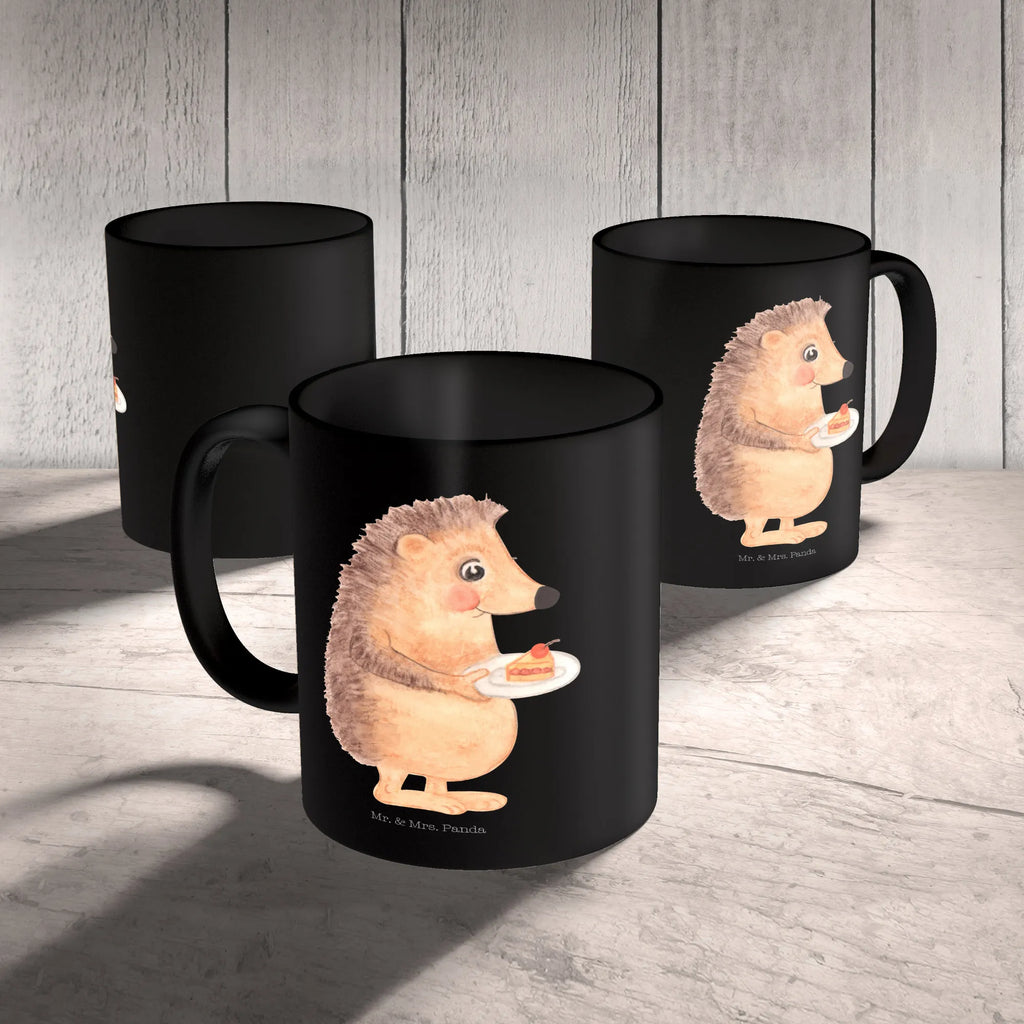 Tasse Igel Kuchenstück Kaffeetasse, Geschenktasse, Teetasse, Keramiktasse, Tasse mit Zitaten, Tasse, Porzellantasse, Tasse mit Motiven, Bürotasse, Tiermotive, Gute Laune, lustige Sprüche, Tiere, Backen Geschenk, Essen Spruch, Kuchen, Geburtstagskuchen, Igel, Torte, Einladung Party, Kuchen backen