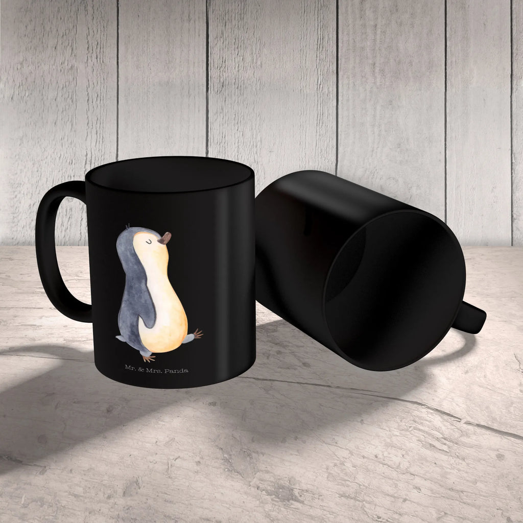 Mug Penguin march Geschenktasse, Tasse, Tasse mit Motiven, Teetasse, Tasse mit Zitaten, Porzellantasse, Keramiktasse, Kaffeetasse, Bürotasse, Pinguin, Langschläfer, Schwester, Familie, Frühaufsteher, Pinguine, Bruder