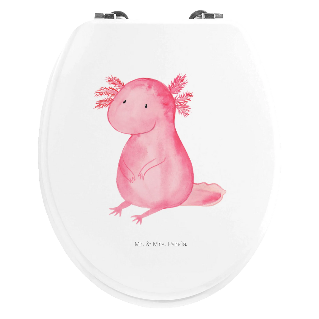 Motif toilet seat axolotl zero WC-Sitz, Toilette, Klobrille, Klodeckel, Toilettendeckel, Axolotl, Molch, Liebe, Lebensweisheit, Weisheit, Lebensstil, Freundin, fröhlich, Axolot, vergnügt, zufrieden