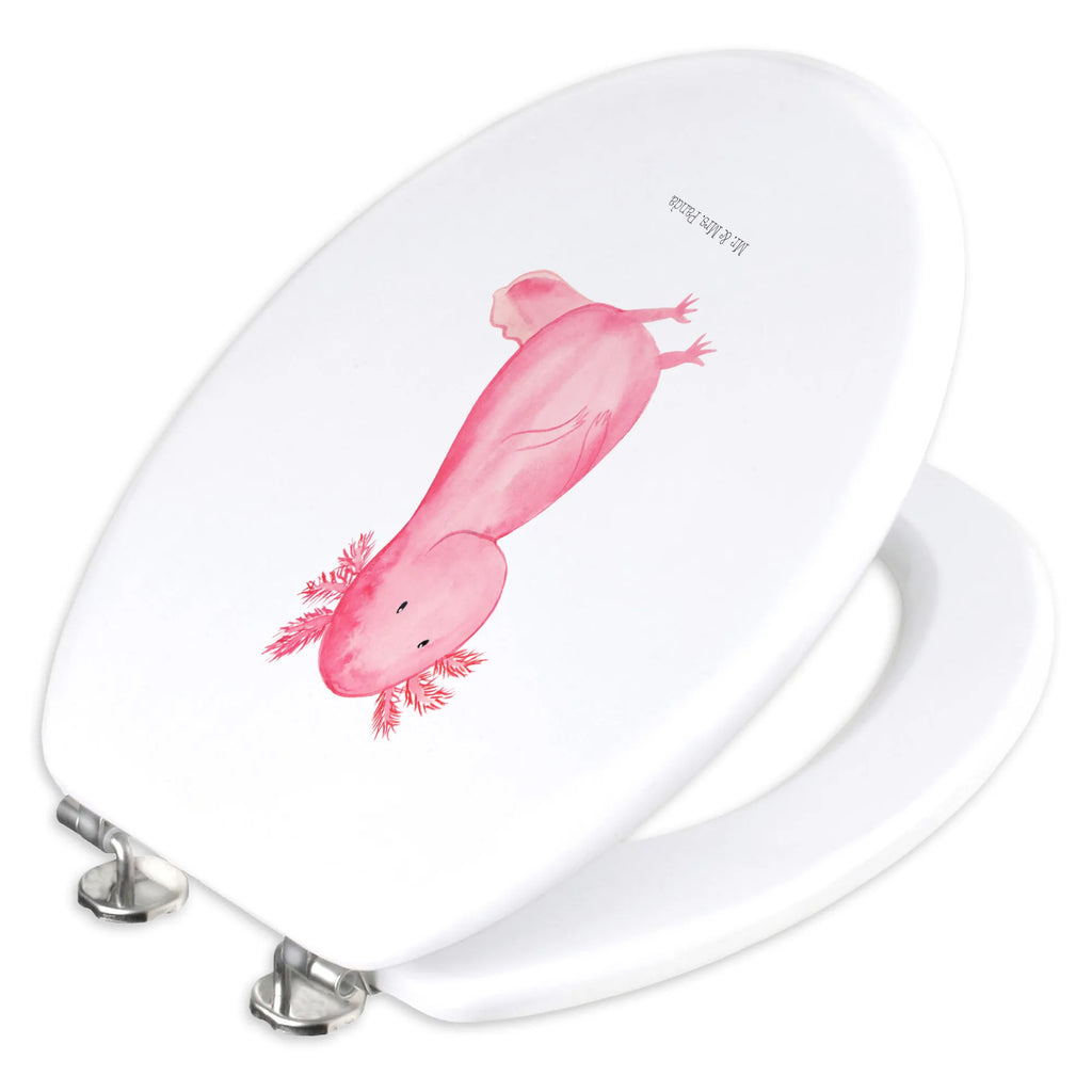 Motif toilet seat axolotl zero WC-Sitz, Toilette, Klobrille, Klodeckel, Toilettendeckel, Axolotl, Molch, Liebe, Lebensweisheit, Weisheit, Lebensstil, Freundin, fröhlich, Axolot, vergnügt, zufrieden