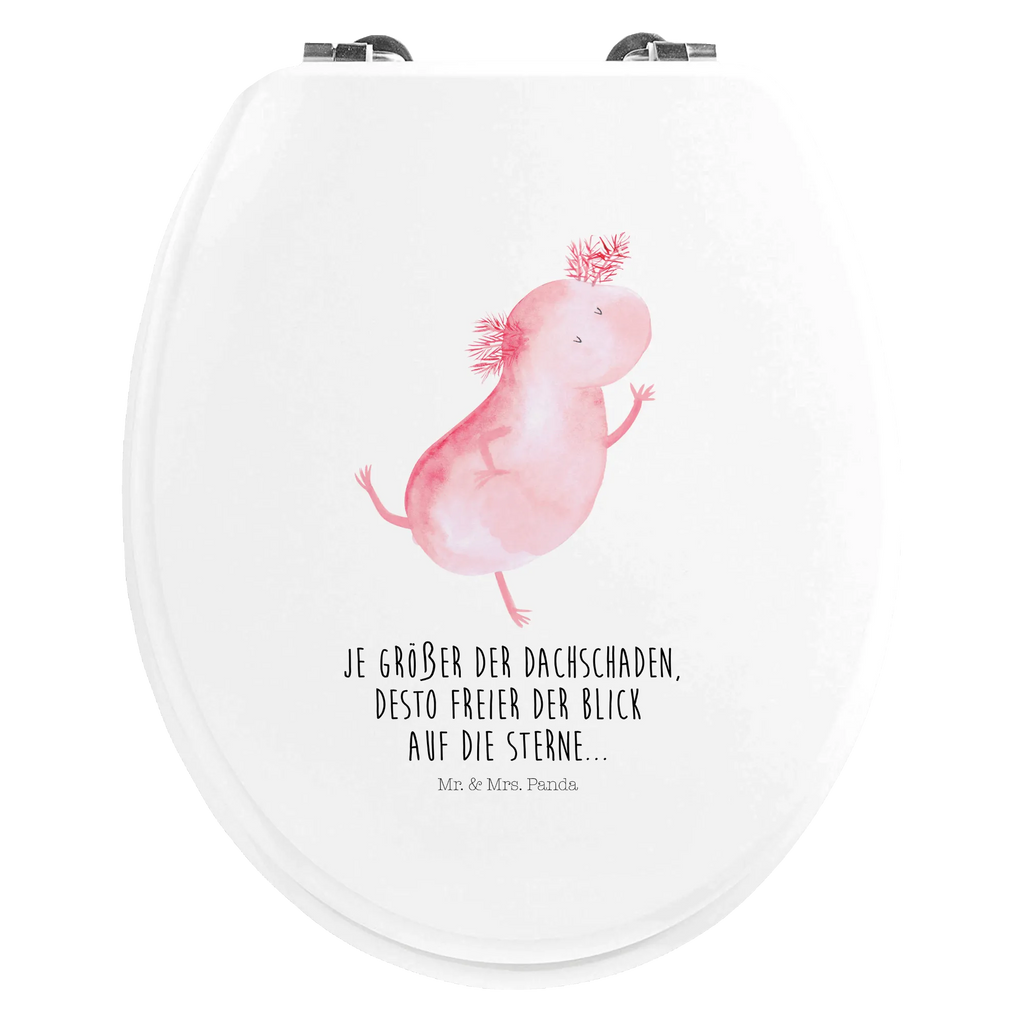 Motiv WC deska sedesowa aksolotl tańczyć Klobrille, Toilettendeckel, WC-Sitz, Klodeckel, Toilette, Axolotl, Molch, verrückt, Sterne, Axolot, Freundin, Dachschaden, Lurch, Lurche, Schwanzlurch, beste Freundin