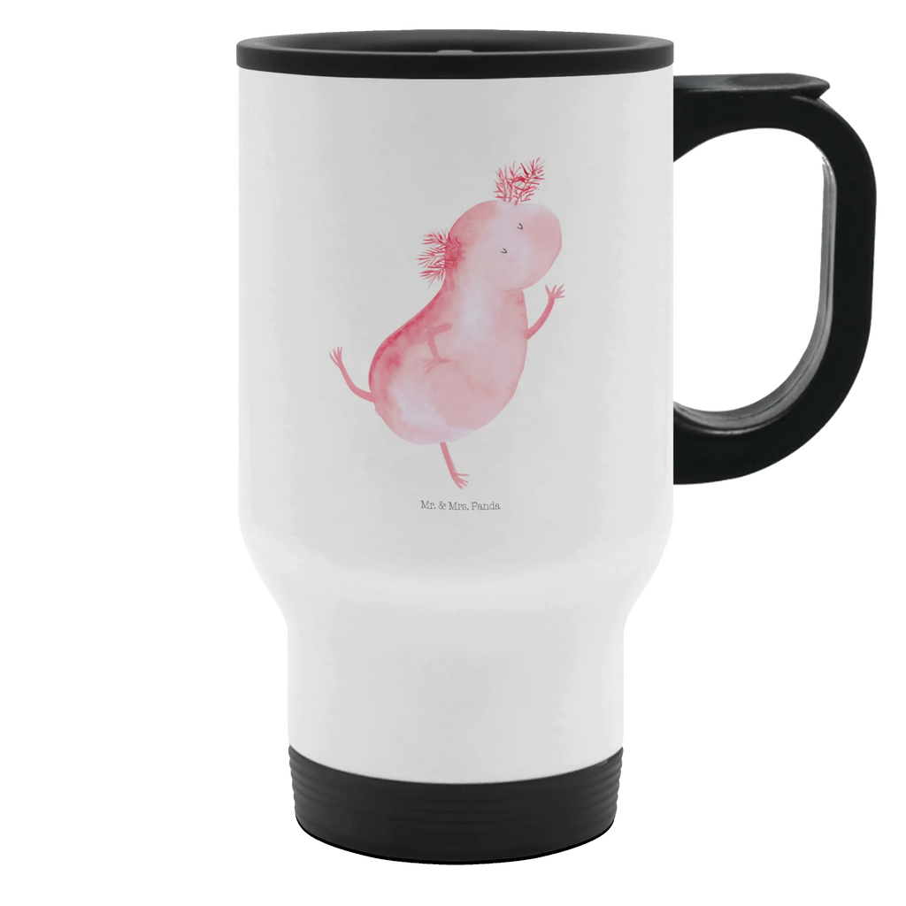 Insulated mug axolotl Dance travel mug, travel coffee mug, Thermo cup, Insulated mug, Coffee mug, To Go mug, Thermo mug, Axolotl, Axelotl, marine animals, Mexican walking fish, salamander, girlfriend, amphibians, crazy, best friend, stars, tailfish, axolot, roof damage