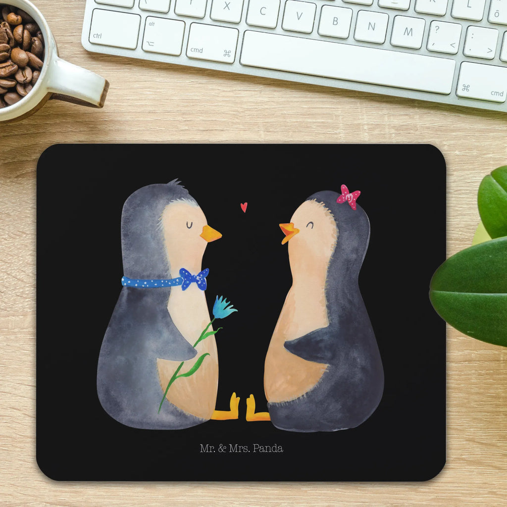 Mouse mat Penguin pair Mouse Pad, PC, saying, Study, mousepad, Print, Gift, Mouse, Motif, Office, fun, Work, Student, Pad, Penguin, North Pole, Winter, Penguins, penguin, dream couple, wedding gift, great love, lovers, love, penguins, proof of love, engagement, wedding day, love gift, wedding, anniversary