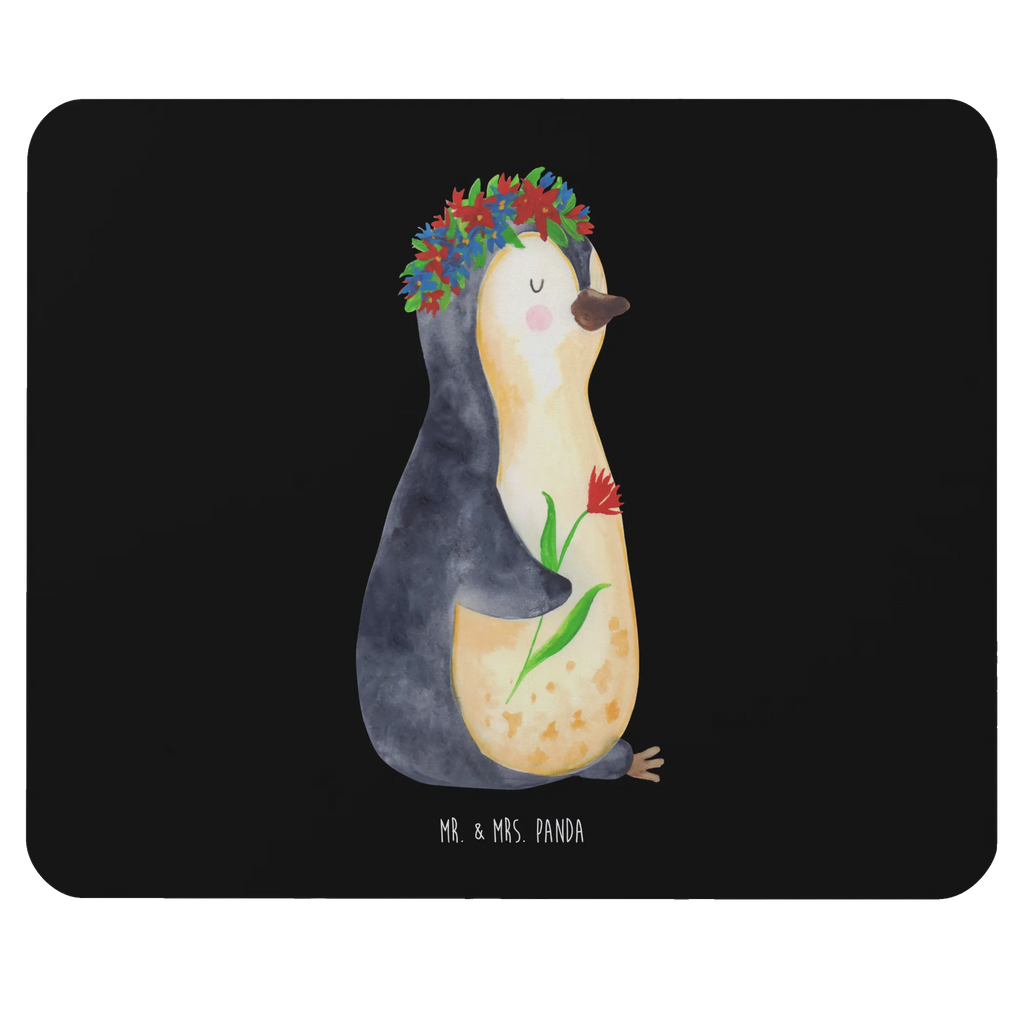Mauspad Pinguin Blumenkranz Mausunterlage, Mauspad, Einzigartiges Mauspad, Mauspad Büro, Mousepad, Computer zubehör, PC Zubehör, Arbeitszimmer, Büroausstattung, Designer Mauspad, Pinguin, Blumenkranz, Motivation, Ziele, Liebeskummer, Geschenkidee, Lebensziele, Pinguine, Leben, Wünsche, Universum, Lebenslust