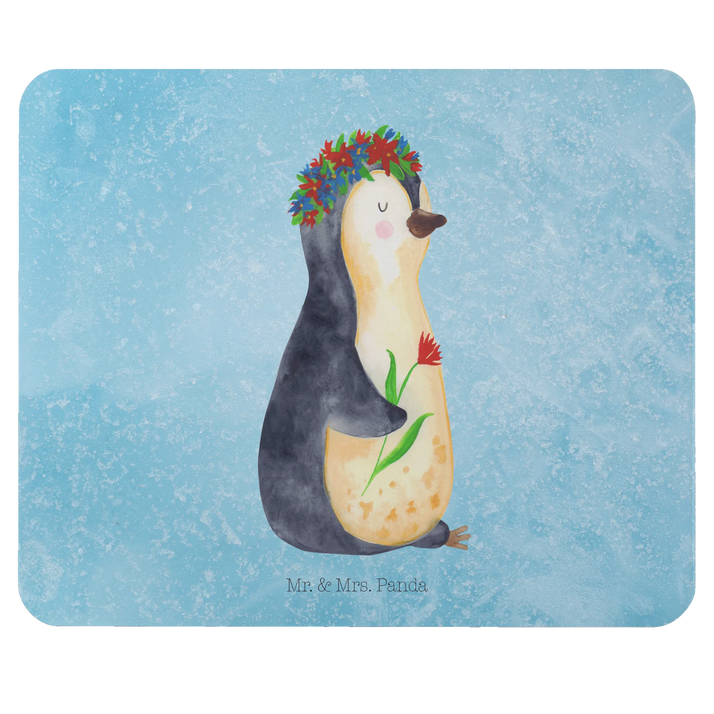 Mauspad Pinguin Blumenkranz Mausunterlage, Mauspad, Einzigartiges Mauspad, Mauspad Büro, Mousepad, Computer zubehör, PC Zubehör, Arbeitszimmer, Büroausstattung, Designer Mauspad, Pinguin, Blumenkranz, Motivation, Ziele, Liebeskummer, Geschenkidee, Lebensziele, Pinguine, Leben, Wünsche, Universum, Lebenslust