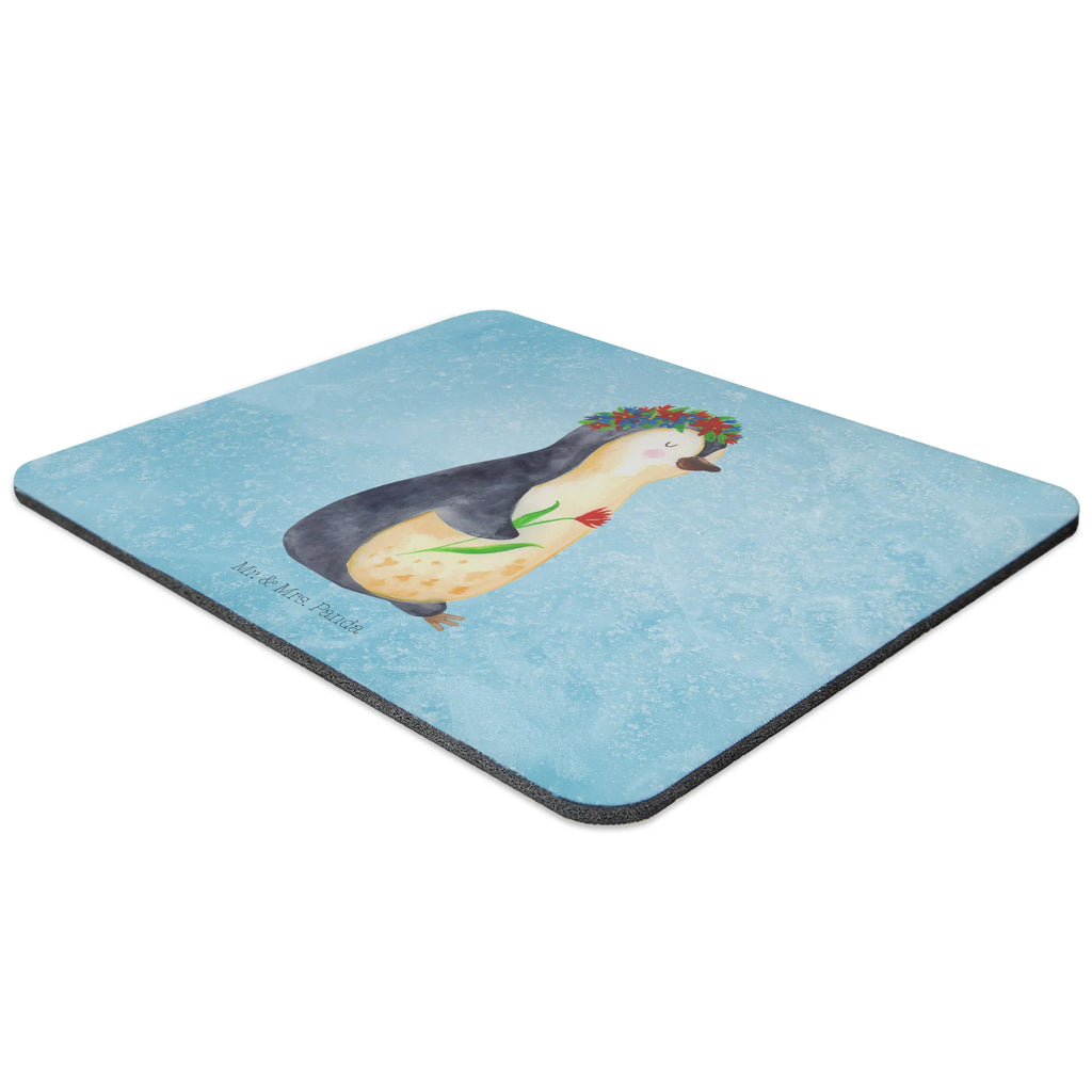 Mauspad Pinguin Blumenkranz Mausunterlage, Mauspad, Einzigartiges Mauspad, Mauspad Büro, Mousepad, Computer zubehör, PC Zubehör, Arbeitszimmer, Büroausstattung, Designer Mauspad, Pinguin, Blumenkranz, Motivation, Ziele, Liebeskummer, Geschenkidee, Lebensziele, Pinguine, Leben, Wünsche, Universum, Lebenslust