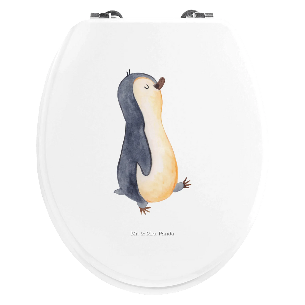 Motif toilet seat Penguin march WC-Sitz, Toilette, Klodeckel, Toilettendeckel, Klobrille, Pinguin, Frühaufsteher, Langschläfer, Familie, Schwester, Pinguine, Bruder