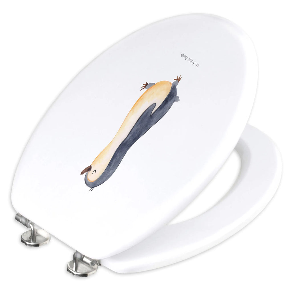 Motif toilet seat Penguin march WC-Sitz, Toilette, Klodeckel, Toilettendeckel, Klobrille, Pinguin, Frühaufsteher, Langschläfer, Familie, Schwester, Pinguine, Bruder