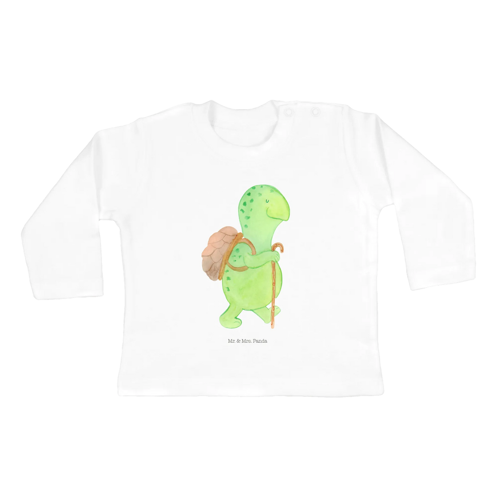 Baby Longsleeve Schildkröte Wanderer Kleidung, Langarm, Bio, Mädchen, Jungen, Baby, Schildkröte, Neuanfang, Motivationsspruch, Motivationssprüche, Schildkröten, Motivation