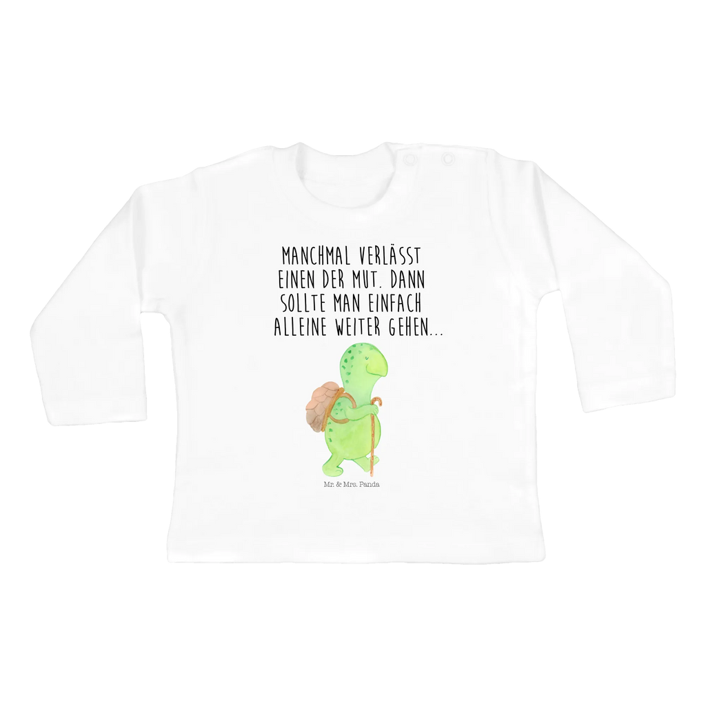 Baby Longsleeve Schildkröte Wanderer Kleidung, Langarm, Bio, Mädchen, Jungen, Baby, Schildkröte, Neuanfang, Motivationsspruch, Motivationssprüche, Schildkröten, Motivation
