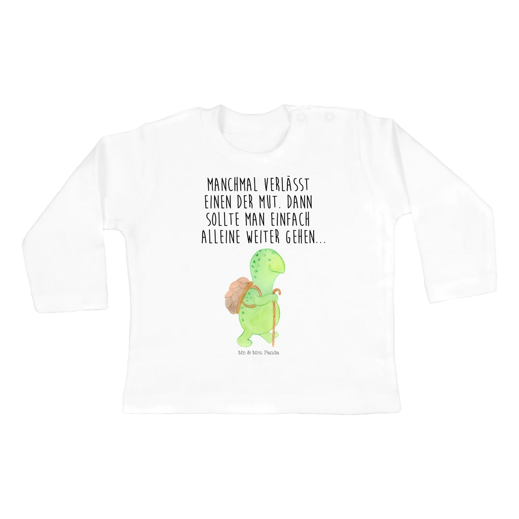 Baby Longsleeve Schildkröte Wanderer Kleidung, Langarm, Bio, Mädchen, Jungen, Baby, Schildkröte, Neuanfang, Motivationsspruch, Motivationssprüche, Schildkröten, Motivation