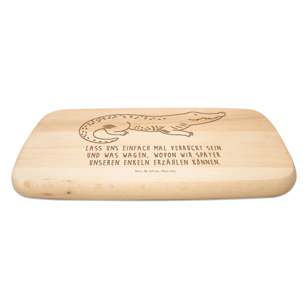 Schneidebrett Krokodil Schneidebrett Holz, Holzbrett, Schneidebrett, Küchenbrett, Frühstücksbrettchen, Frühstücksbrett, Meerestiere, Meer, Urlaub, verrückt sein, Krokodil, Reiselust, beste Freundin, spontan sein, Abenteuerlust, Lieblingsmensch, Freundin, Krokodile