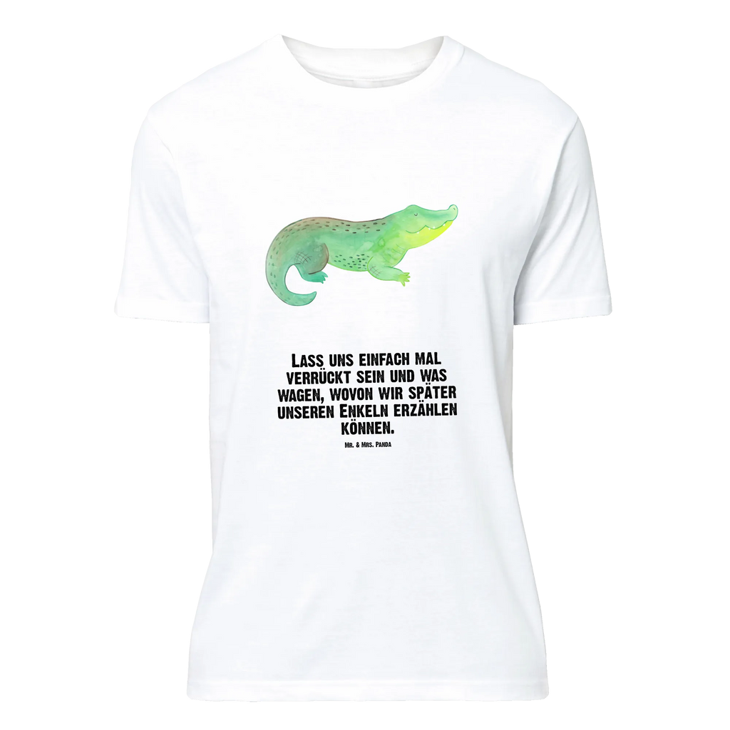 T-Shirt Standard Krokodil Tshirt, Nachthemd, Damen, Lustiges T-Shirt, T-Shirt, Herrn, Schlafshirt, Jubiläum, Shirt, T-Shirt mit Spruch, Junggesellenabschied, Geburstag, Meer, Urlaub, Meerestiere, Reiselust, Abenteuerlust, Freundin, Lieblingsmensch, Verrückt sein, Krokodil, Beste Freundin, Krokodile, Spontan sein