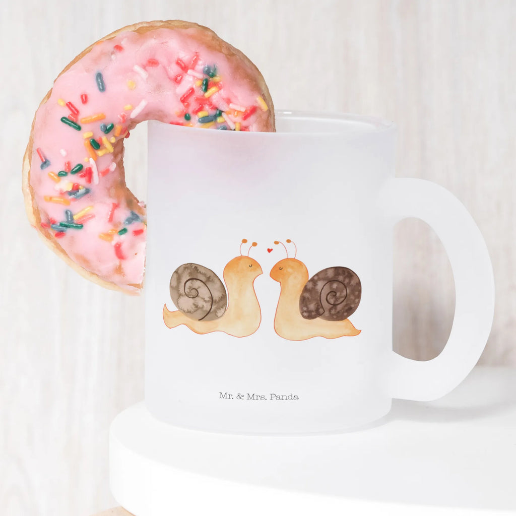 Glass tea cup Snails in love Tea cup, tea, mug, glass, tea glass, Love, Loving, Two, Together, Marriage, Engagement, Proposal of marriage, Love gift, gift for her, gift for him, anniversary gift