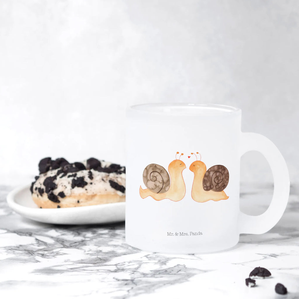 Glass tea cup Snails in love Tea cup, tea, mug, glass, tea glass, Love, Loving, Two, Together, Marriage, Engagement, Proposal of marriage, Love gift, gift for her, gift for him, anniversary gift