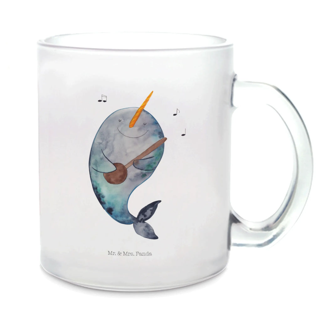 Teetasse Narwal Gitarre Teetasse aus Glas, Trinkglas, glastasse, becher glas, becher für tee, Tasse Für Tee, Teeglas, getränkeglas, Glas Teebecher, Glasbecher, Teetasse Glas, Große Teetasse, tasse glas, Tasse, Becher, Tee Tasse, Teetasse, Teegläser, Meer, Urlaub, Meerestiere, Gespräche, Problemlösung, Narwal, Wal, Frust, Probleme, Gitarre, Tanzen