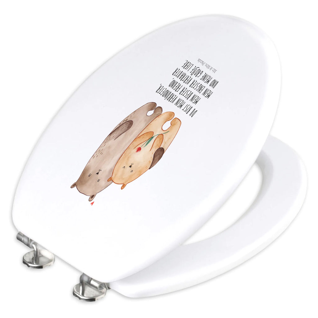 Motiv WC Sitz Bären Liebe Toilettendeckel, Klobrille, WC-Sitz, Klodeckel, Toilette, Liebe, Partner, Freund, Freundin, Ehemann, Ehefrau, Heiraten, Verlobung, Heiratsantrag, Liebesgeschenk, Jahrestag, Hocheitstag, Liebesbeweis, Bärchen, Bär, Verheiratet, Verliebt, Geschenk Hochzeit, Geschenk Freund, Hochzeitstag, Verlobt, Geschenk Freundin, Bären