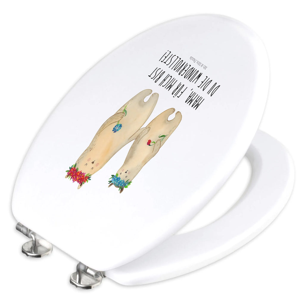 Motiv WC deska sedesowa Niedźwiedzie z wianuszkiem Rodzina, Dzień Ojca, Dzień Matki, brat, siostra, mama, tata, babcia, dziadek