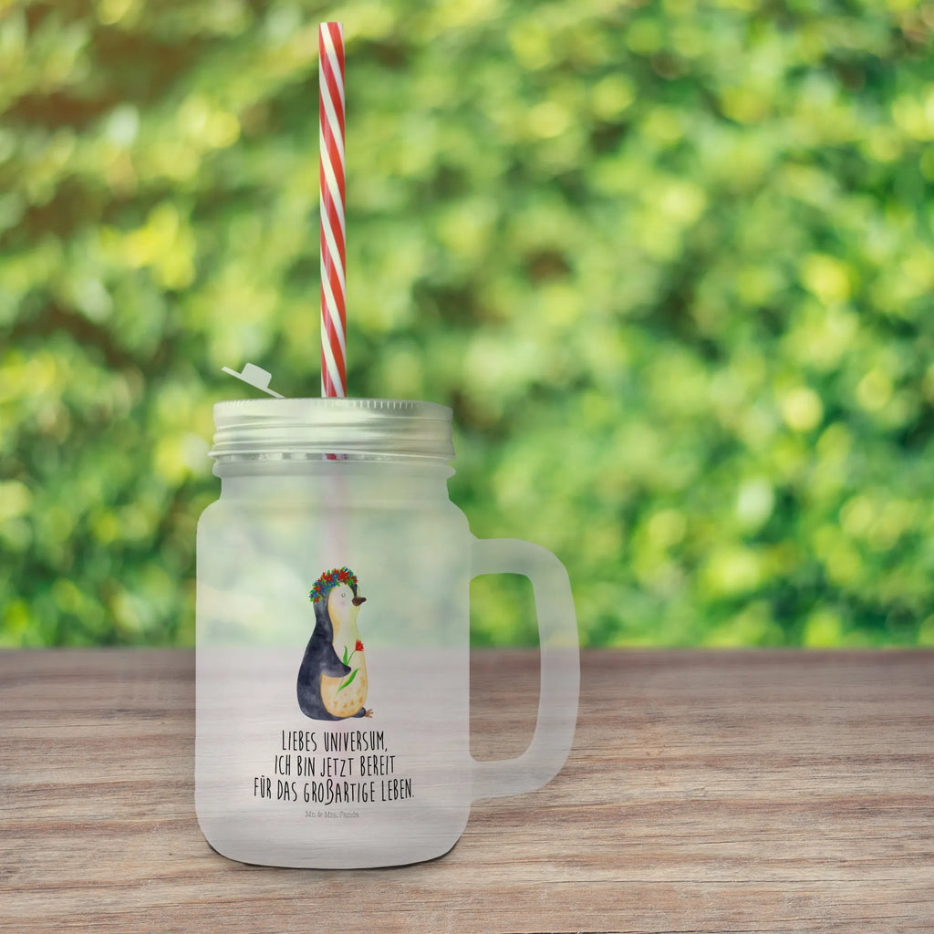 Trinkglas Mason Jar Pinguin Blumenkranz Glas Mit Bügelverschluss, Mason Jar Für Hochzeit, Glas Mit Deckel Und Strohhalm, Mason Jar Mit Henkel, Einmachglas Trinkglas, Glas Für Eistee, Glasbecher Im Vintage-Stil, Mason Jar Glas Für BBQ, Saftglas Mit Deckel, Glas Mit Strohhalm, Glas Mit Gravur, Spülmaschinenfestes Mason Jar, Glas Mit Henkel Und Deckel, Deko Trinkglas, Glas Für Sommergetränke, Glas Für Cocktails, Glas Im Country-Style, Geschenkglas Mason Jar, Einmachglas Mit Henkel, Mason Jar Trinkglas, Getränkeglas Im Landhausstil, Limonadenglas, Glas Mit Schraubdeckel, Mason Jar Glas, Rustikales Trinkglas, Cocktailglas Im Mason Jar Look, Mason Jar Für Getränke, Glas Für Limonade, Trinkglas Retro, Mason Jar Für Gartenparty, Mason Jar Glas Für Küche, Glas Für Smoothies, Glas Mit Schraubverschluss, Smoothieglas, Wiederverwendbares Trinkglas, Trinkglas Im Einmachglas-Stil, Glas Für Saft, Vintage Trinkglas, Pinguin, Leben, Pinguine, Universum, Wünsche, Ziele, Liebeskummer, Blumenkranz, Lebensziele, Geschenkidee, Lebenslust, Motivation