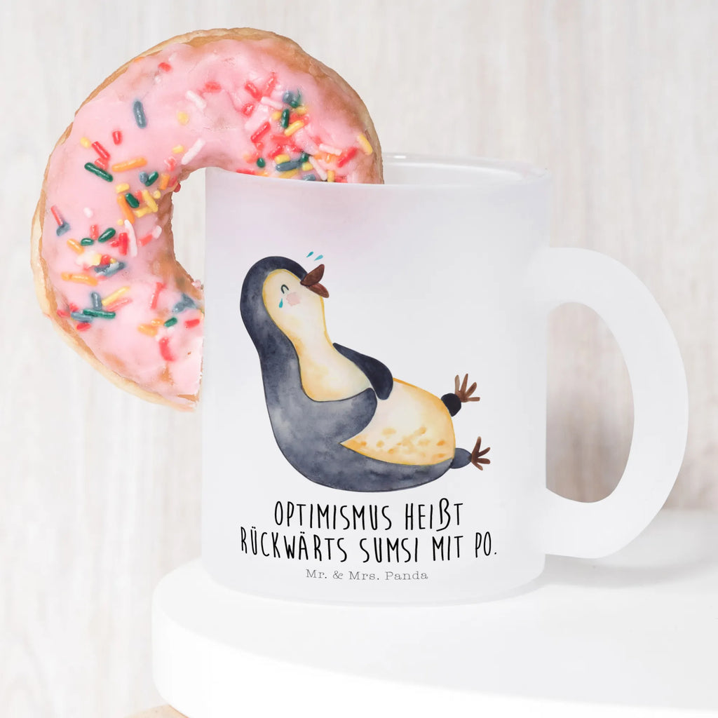 Teetasse Pinguin lachend Tasse Für Tee, Teetasse Glas, Teetasse aus Glas, Teetasse, Becher, Glasbecher, Tasse, Tee Tasse, getränkeglas, tasse glas, becher für tee, Große Teetasse, Teegläser, glastasse, Teeglas, Glas Teebecher, becher glas, Trinkglas, Pinguin, Pinguine, Lustiger Spruch, Fröhlichkeit, Humor, Fröhlich, Lachen, Optimismus