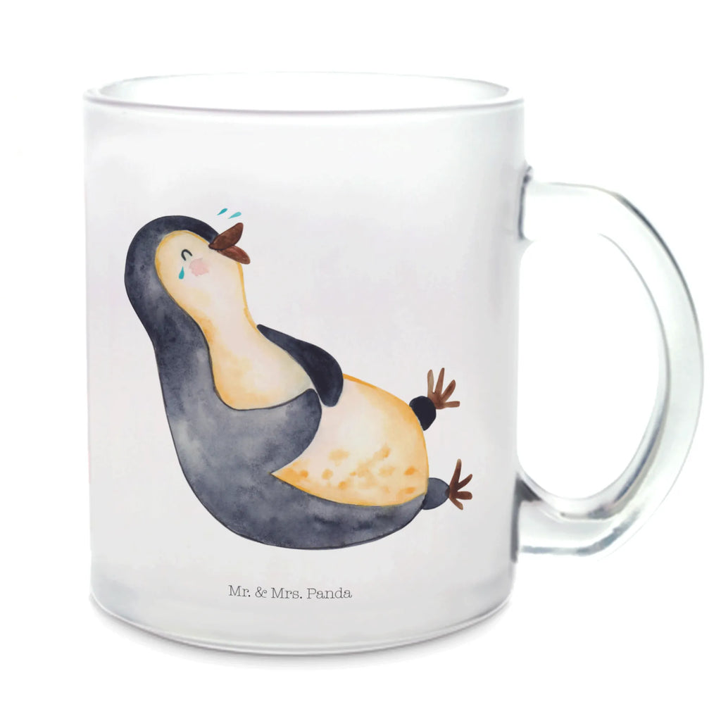 Teetasse Pinguin lachend Tasse Für Tee, Teetasse Glas, Teetasse aus Glas, Teetasse, Becher, Glasbecher, Tasse, Tee Tasse, getränkeglas, tasse glas, becher für tee, Große Teetasse, Teegläser, glastasse, Teeglas, Glas Teebecher, becher glas, Trinkglas, Pinguin, Pinguine, Lustiger Spruch, Fröhlichkeit, Humor, Fröhlich, Lachen, Optimismus