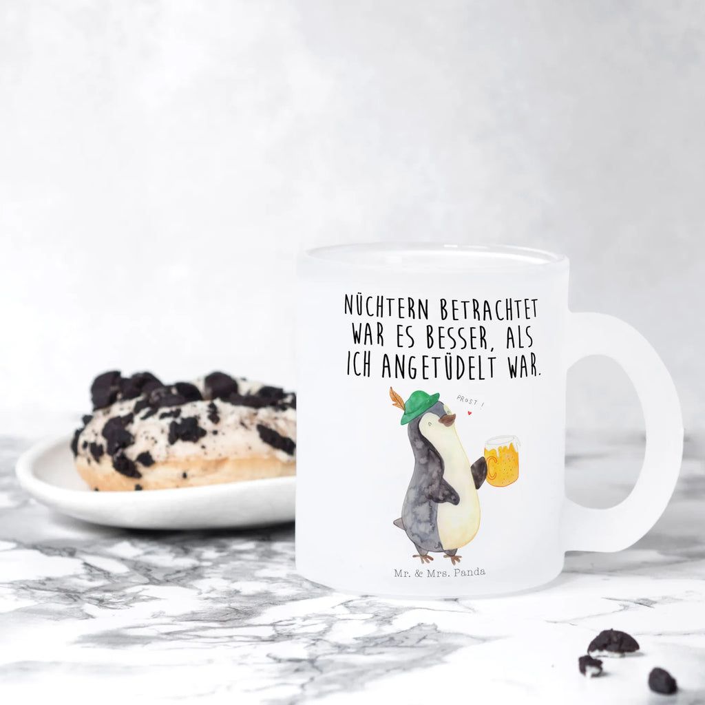 Glass tea cup Penguin Beer Tee Tasse, Glas Teebecher, Tasse Für Tee, Teetasse Glas, Glasbecher, Becher, tasse glas, Teetasse aus Glas, Teegläser, Trinkglas, becher für tee, Teetasse, glastasse, Tasse, getränkeglas, becher glas, Teeglas, Große Teetasse, Pinguin, Oktoberfest, Bier, Pinguine