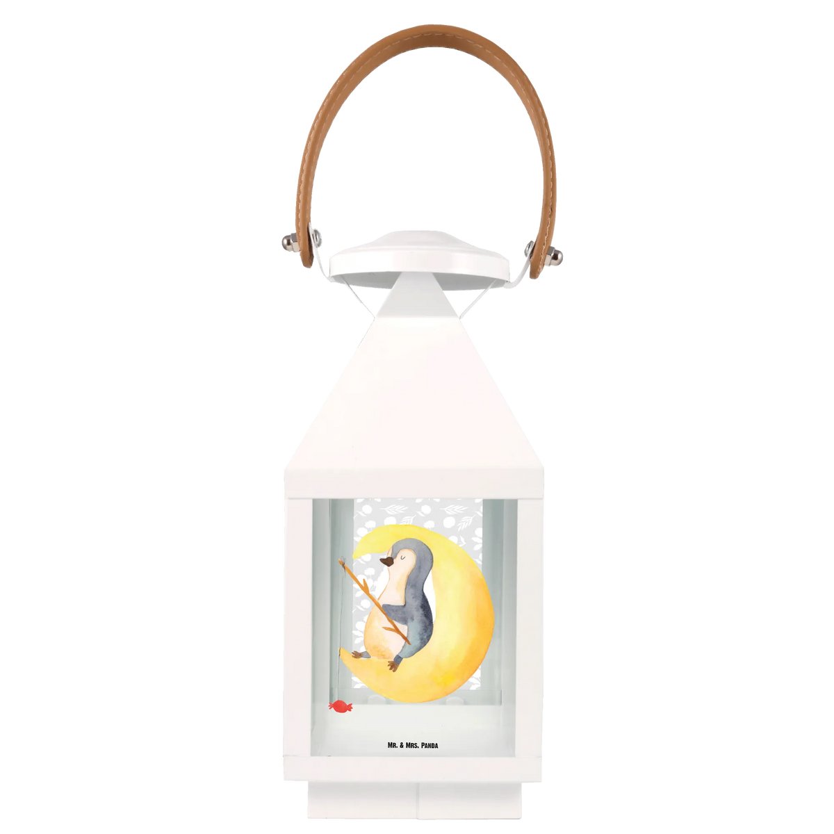 Decorative lantern Penguin moon
