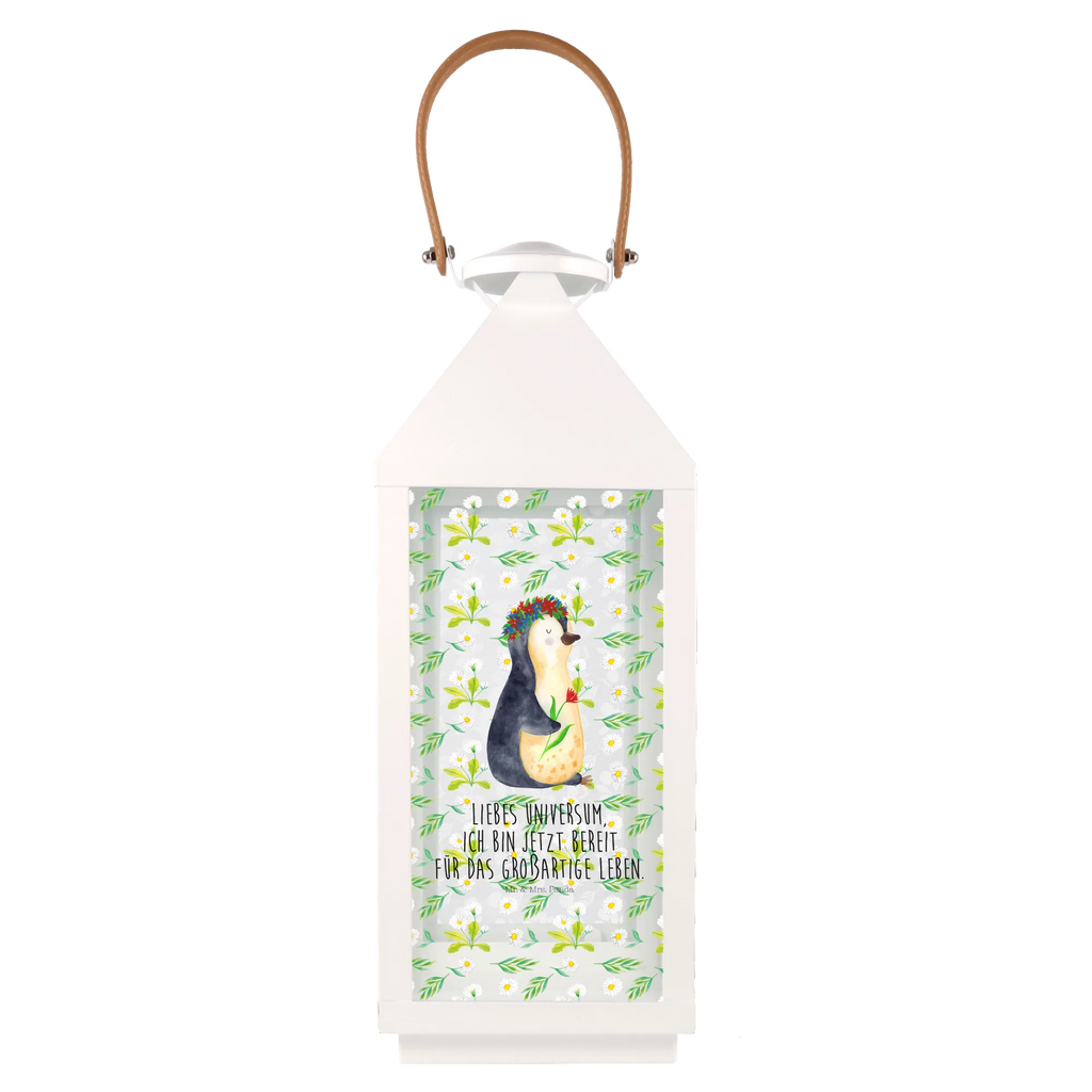 Decorative lantern Penguin Flower Penguin, North Pole, Winter, Penguins, gift idea, universe, goals, wreath of flowers, life, love of life, goals in life, penguins, lovesickness, wishes, motivation