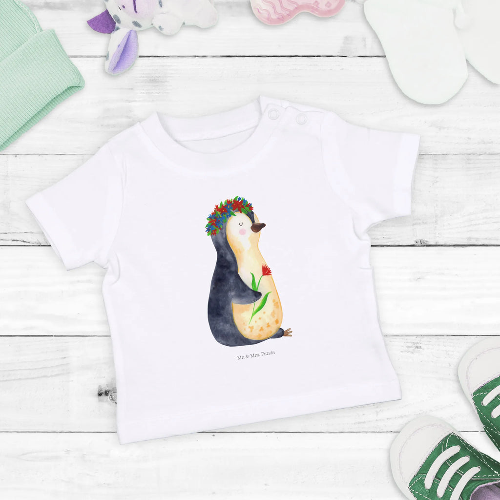 Organic Baby Shirt Penguin Flower Baby Baumwollshirt, Baby Shirt Mit Aufdruck, Baby T-Shirt, Baby Shirt Weiß, Baby Shirt Modern, Baby Shirt Zur Geburt, Baby Shirt Junge, Baby Top, Baby Pullover, Baby Oberteil, Baby Sweatshirt, Baby Shirt Bunt, Baby Shirt Pastell, Baby Shirt Mit Motiv, Baby Shirt Mit Spruch, Lustiges Baby Shirt, Baby Shirt Geschenk, Baby Shirt Alltag, Baby Shirt Neutral, Baby Bio Shirt, Baby Shirt Gestreift, Baby Shirt Mädchen, Baby Shirt Unisex, Baby Hemd, Süßes Baby Shirt, Baby Shirt, Baby Shirt Klassisch, Baby Jerseyshirt, Baby Langarmshirt, Baby Kurzarmshirt, Baby Shirt Erstausstattung, Baby Shirt Grau, Pinguin, Leben, Liebeskummer, Universum, Motivation, Wünsche, Geschenkidee, Blumenkranz, Lebenslust, Pinguine, Ziele, Lebensziele