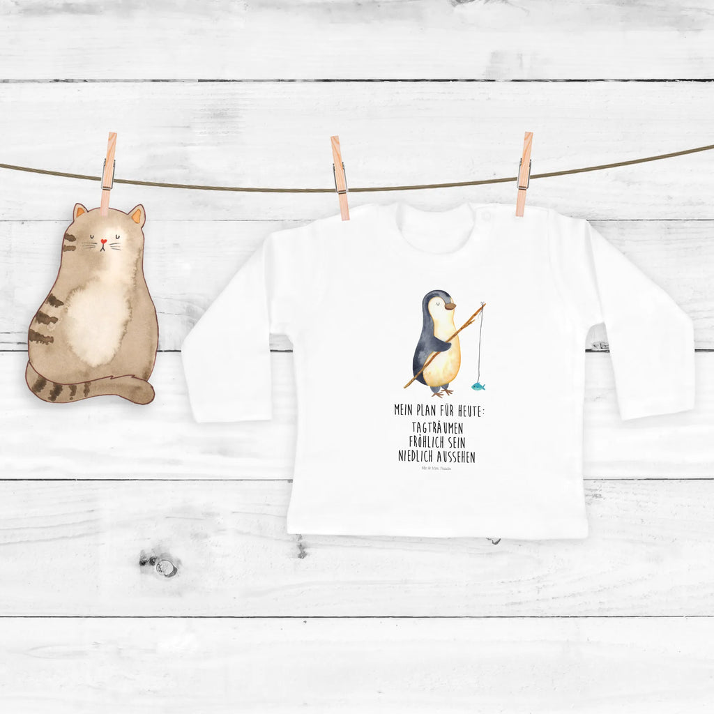 Baby long-sleeve Penguin angler Bio, Kleidung, Baby, Langarm, Jungen, Mädchen, Pinguin, Urlaub, Tagträume, Pinguine, Plan, Tagesplan, Freundinnen, Wochenende, Planer, Neustart, Hobby, Motivation, Geschenk, Geschenkidee, Angler, Angeln