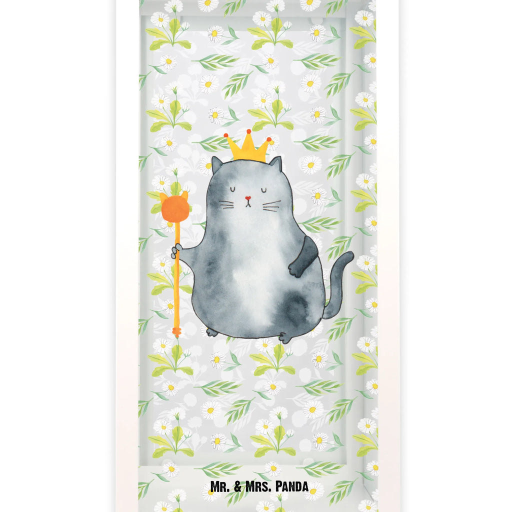 Decorative lantern Cat king cat, tomcat, kitty, meow, kitten, housecat, mama cat, love cats, cat image, cat fan, cat lover, cat fancier, cat decoration, gift for cat lover, cat owner, funny cats, cat sayings, cat motto, funny cat gifts, fan merchandise, cat stuff, animal lover, queen, moving in, cats, tenement, apartment, pet, pussy, king, move, family, first own apartment