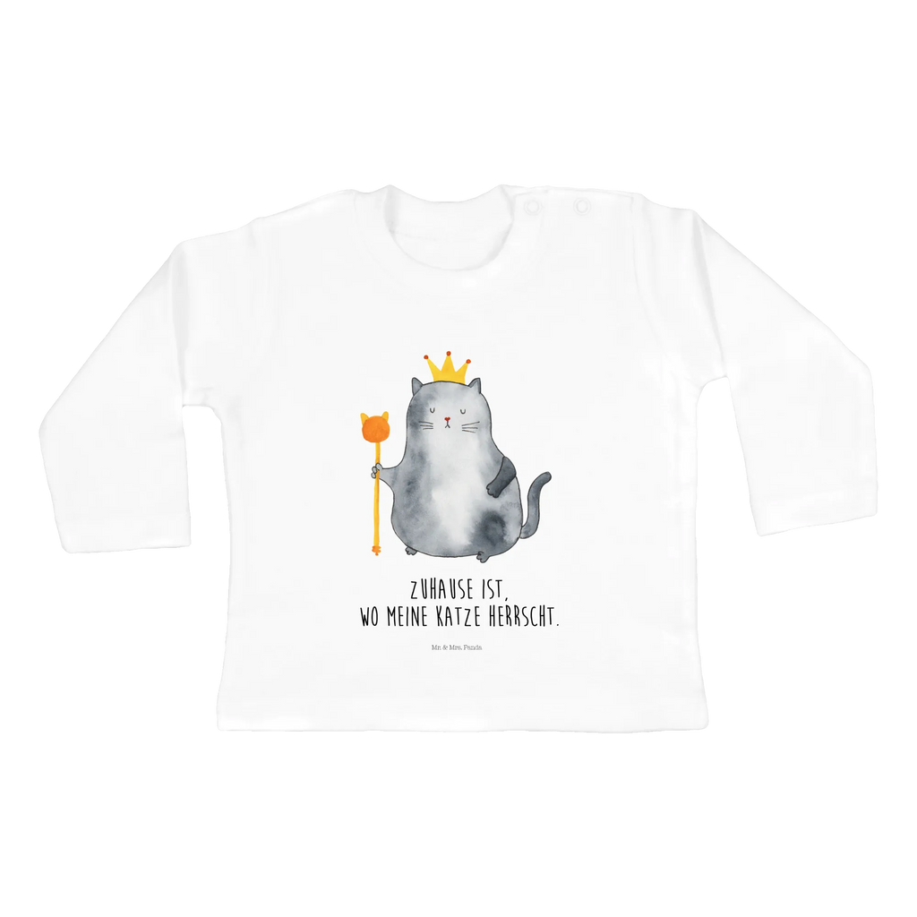 Baby Longsleeve Katzen Koenig Baby Shower, Kleidung, Langarm, Bio, Katzenmotiv, Katzenaccessoires, Katzenliebhaber, Katzensouvenirs, Katzenliebhaberprodukte, Katzenmotive, Katzenfreund, Katzendeko, Katzenartikel, Katzenprodukte, Katze, Katzenfan, Wohnung, Einzug, Umzug, Cats, Mietze, Queen, Mietzhaus, König, Katzen, Erste Eigenen Wohnung, Cat, Kater, Familie, Katzenhalter, Haustier, Katzenbesitzerin, Königin