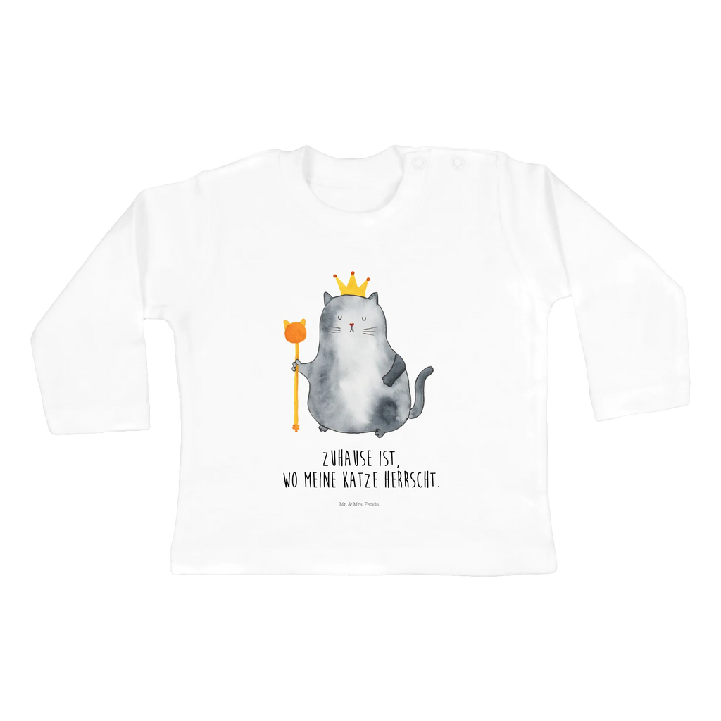 Baby Longsleeve Katzen Koenig Baby Shower, Kleidung, Langarm, Bio, Katzenmotiv, Katzenaccessoires, Katzenliebhaber, Katzensouvenirs, Katzenliebhaberprodukte, Katzenmotive, Katzenfreund, Katzendeko, Katzenartikel, Katzenprodukte, Katze, Katzenfan, Wohnung, Einzug, Umzug, Cats, Mietze, Queen, Mietzhaus, König, Katzen, Erste Eigenen Wohnung, Cat, Kater, Familie, Katzenhalter, Haustier, Katzenbesitzerin, Königin