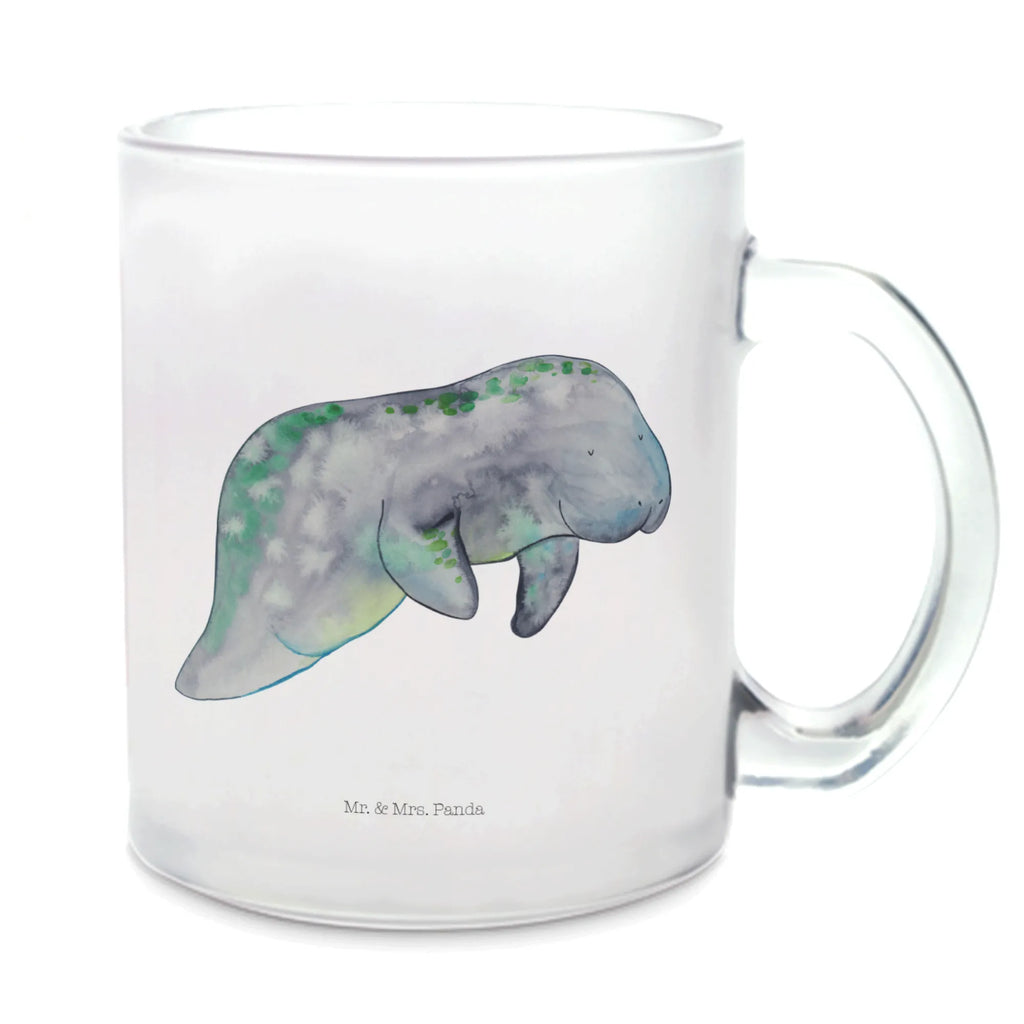 Glass tea cup manatee Relax Tea cup, tea, glass, mug, tea glass, Seafood, aquatic animals, ocean, sea, fish, shells, corals, reef, whale, narwhal, sea urchin, lobster, platypus, turtle, manatee, crocodile, orca, shrimp, gifts for seafood lovers, water world, underwater animals, underwater world, vacation, deep sea, seafood fans, gift ideas, seafood decoration, seafood posters, sweets, manatees, food, losing weight, sugar, diet mania, diet