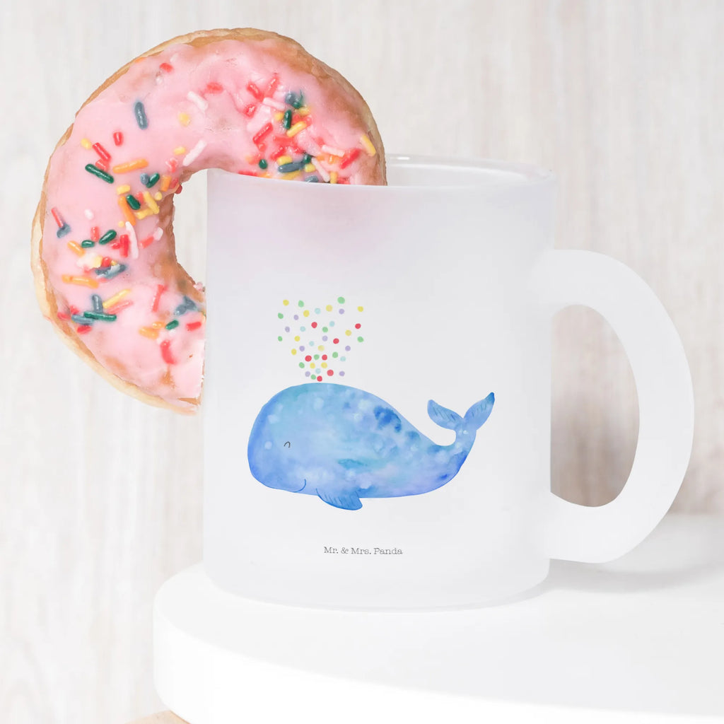 Teetasse Wal Konfetti Teeglas, becher glas, Trinkglas, Tee Tasse, Teetasse Glas, Glasbecher, Teetasse aus Glas, Tasse, Teetasse, Teegläser, tasse glas, glastasse, Glas Teebecher, becher für tee, Becher, Große Teetasse, getränkeglas, Tasse Für Tee, Meer, Urlaub, Meerestiere, Konfetti, Abnehmen, Trennung, Wal, Motivation, Neuanfang, Wale, Neustart, Lebensabschnitt, Geburtstag, Diät