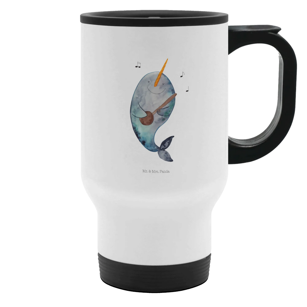 Kubek termiczny narwal Gitara Zwierzeta morskie, Morze, Wakacje