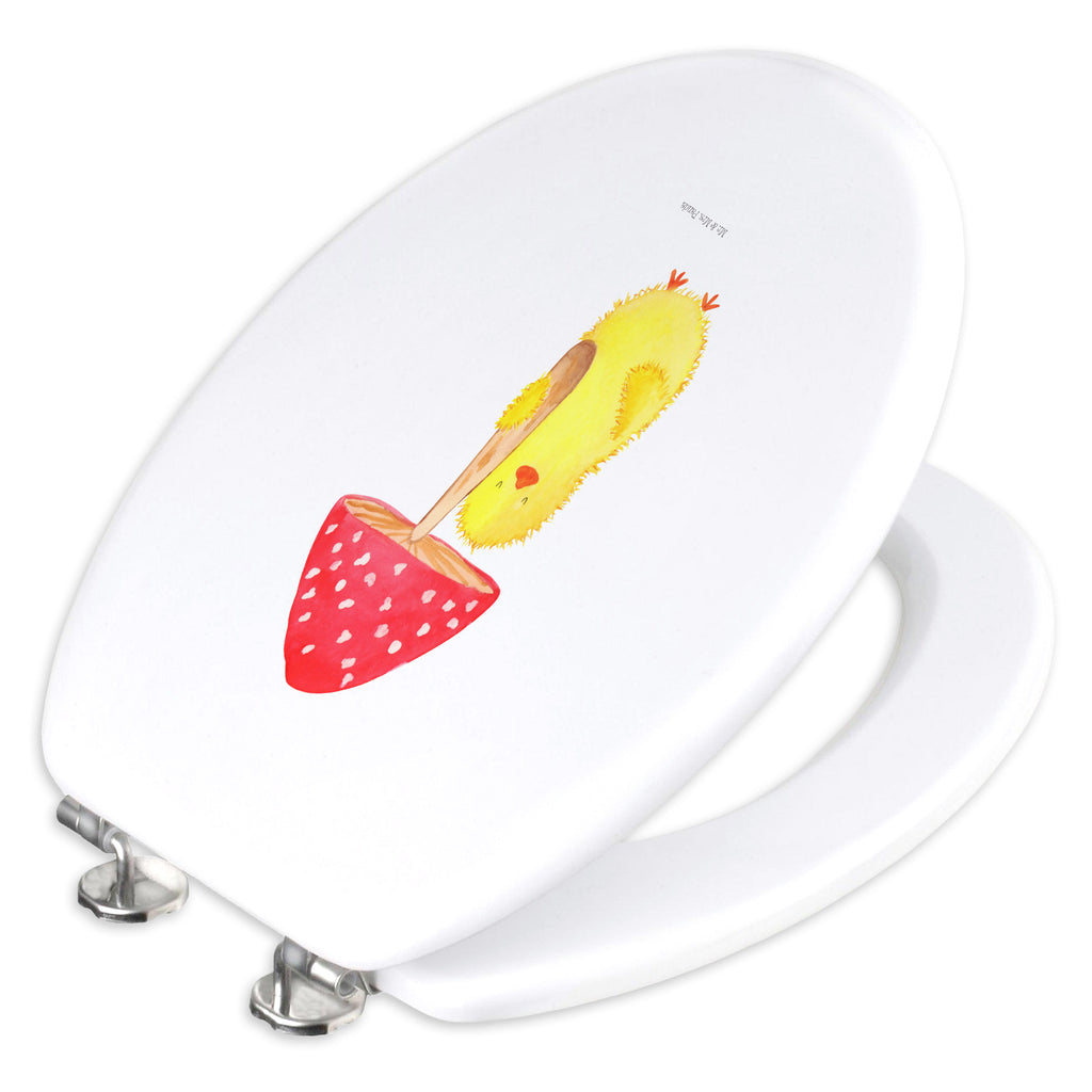 Motiv WC deska sedesowa pisklę muchomor czerwony Klobrille, WC-Sitz, Toilettendeckel, Klodeckel, Toilette, Ostern, Osterhase, Ostergeschenke, Osternest, Osterdeko, Geschenke zu Ostern, Ostern Geschenk, Ostergeschenke Kinder, Ostern Kinder, Küken, Fliegenpilz, Ostergrüße, Frohe Ostern, Glückspilz