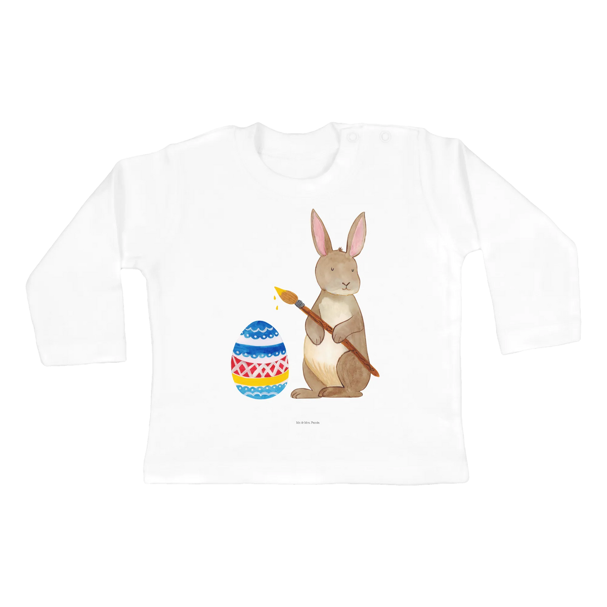 Baby Longsleeve Hase Eier Malen